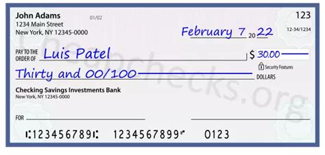 How to Properly Write a Check for $30 to Ensure Accuracy and Security