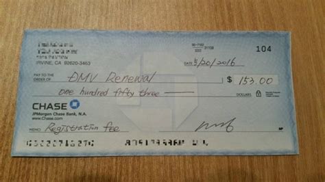 Step-by-Step Guide: Write Your DMV License Renewal Check with Ease