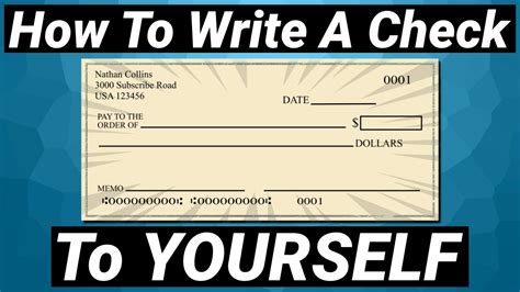 Step-by-Step Guide: How to Write a Check to Yourself in Simple and Easy Ways