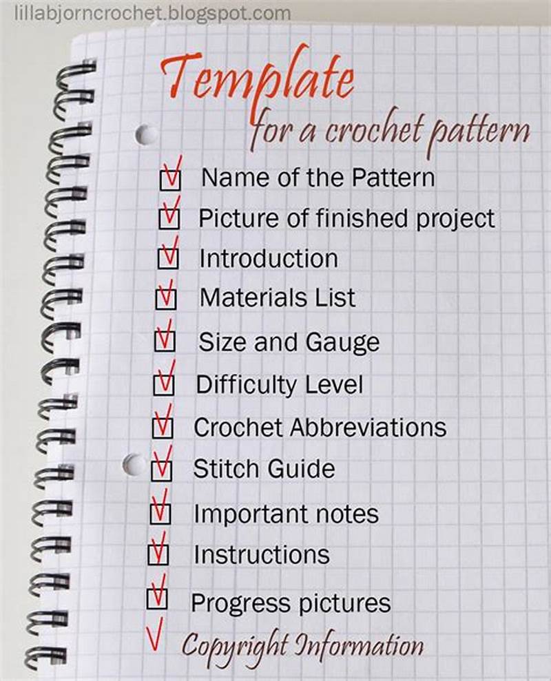 How To Write A Crochet Pattern