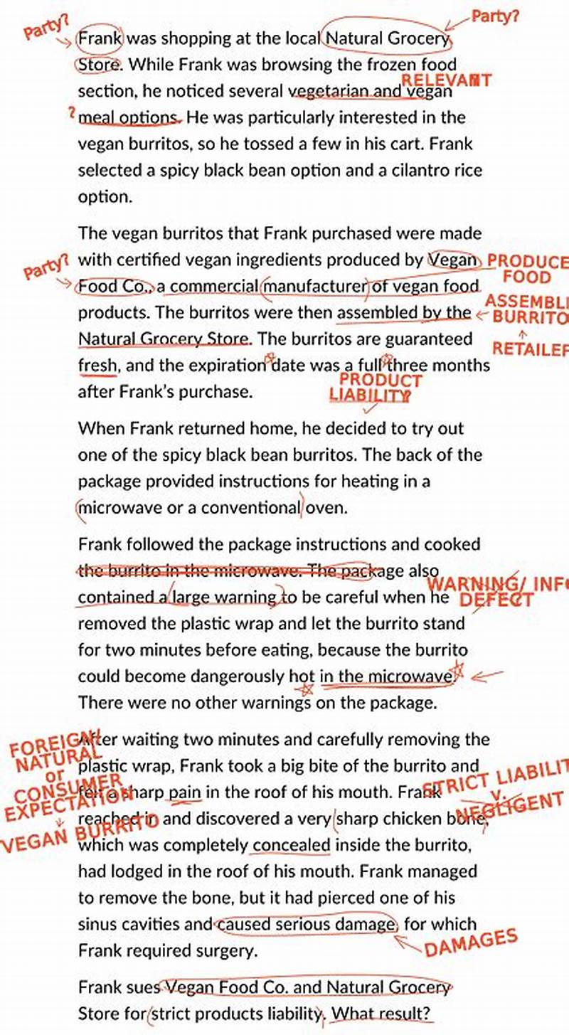 How To Write A Fact Pattern