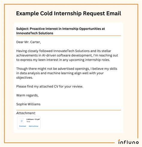 How To Write An Email Asking For An Internship