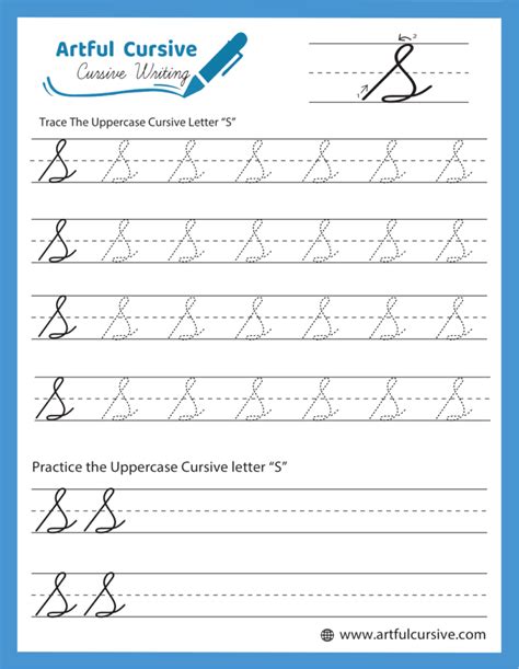 How To Write Cursive S
