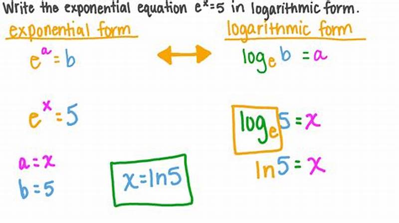How To Write Equations In Exponential Form