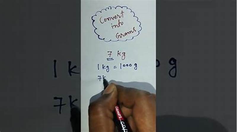 How To Write Grams In Short Form