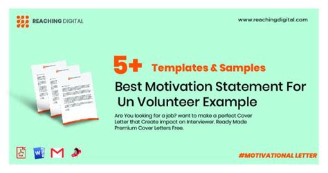 How To Write Motivation Statement For Un Volunteers Application