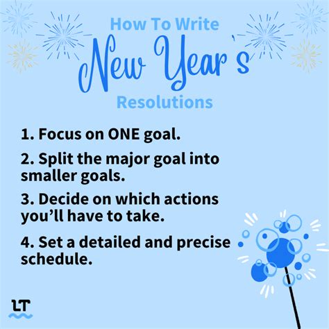 5 Expert Tips on Crafting Effective New Year's Resolutions for a Successful Year Ahead