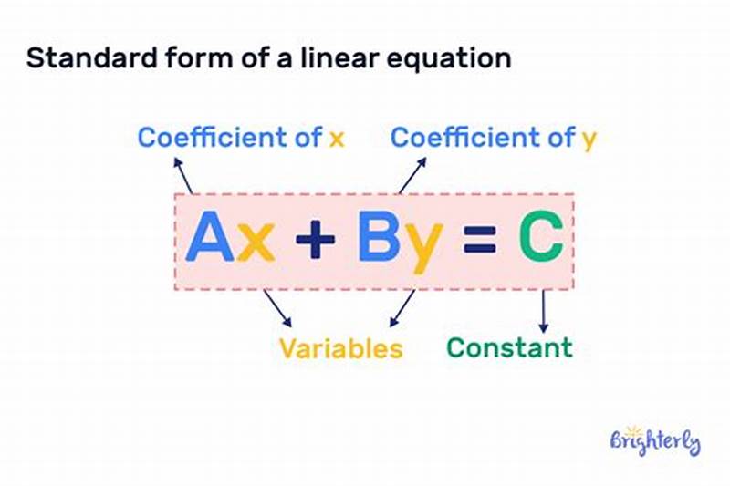 How To Write Standard Form In Math