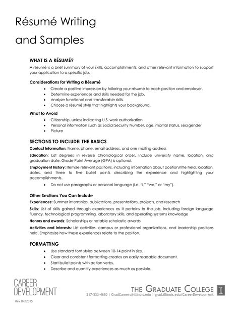 How To Write Work Experience In Resume