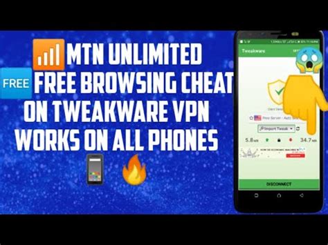 How To importation Tweakware Config For MTN 1 GB Free Browsing Cheat