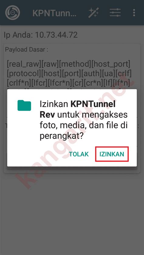 How To make KPN Tunnel Rev Config File