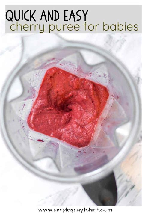 How To pull in Cherry Puree For Baby