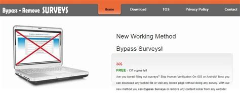 How To remove Surveys Without Software Programs
