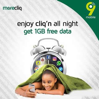 How To spark off 9Mobile Cliq4DNite Data Bonus