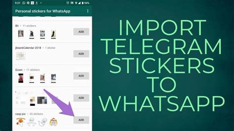 How To transferee Telegram Stickers to WhatsApp easily