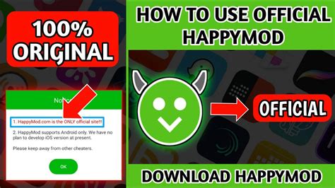 How To use of goods and services HappyMod APP