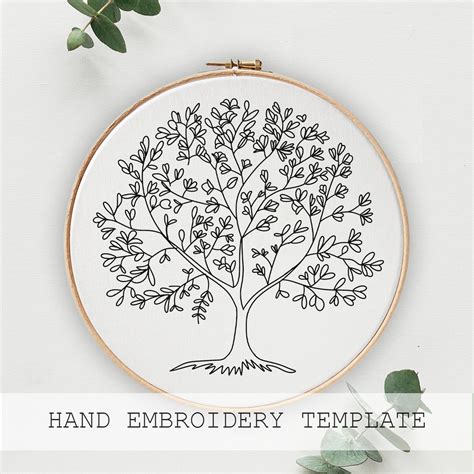 How Tree Of Life Embroidery Pattern