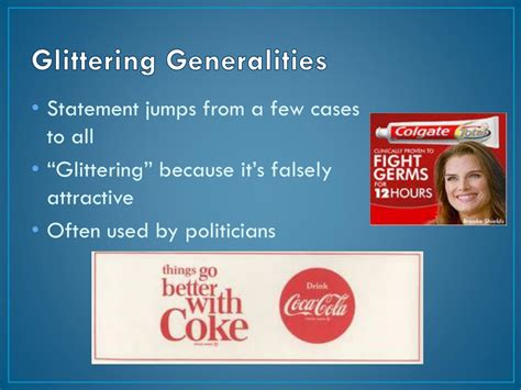 How Was Glittering Generalities Used In Animal Farm