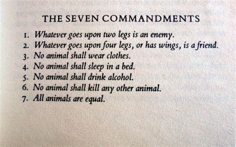 How Was The First Commandment Broken In Animal Farm