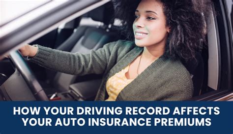 How Your Driving Record Affects Premiums