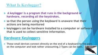 How a Keylogger Is Installed On a Computer