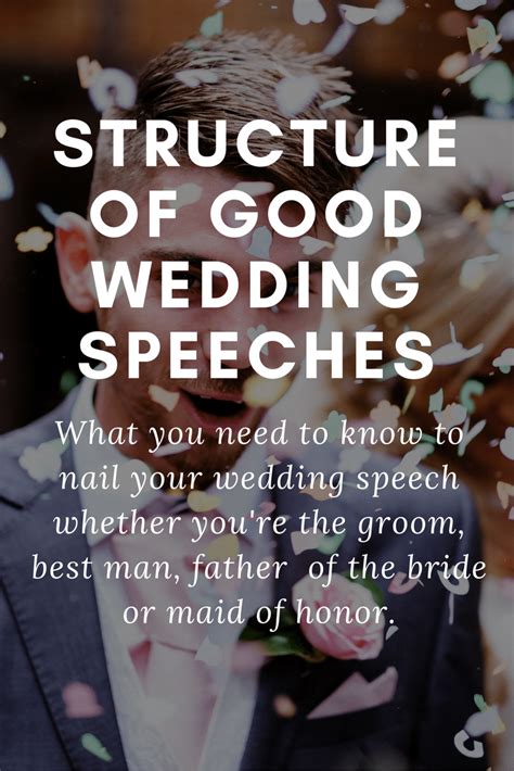 How do I choose the right wedding speech?