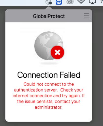 How do I fix GlobalProtect not connecting on Mac