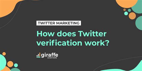 How does verification on Twitter work