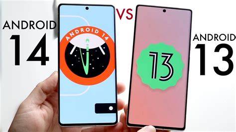 Android 14 vs Android 13 at a glance
