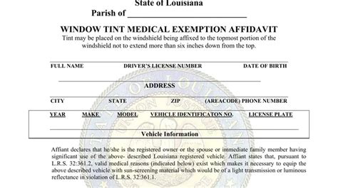 How long does it take to get a window tint exemption sticker