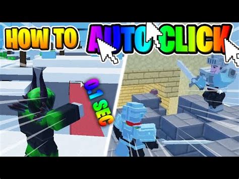 How to AUTO CLICK in Roblox BedWars - YouTube