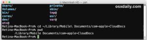 How to Access iCloud Drive Using Command Line on Mac