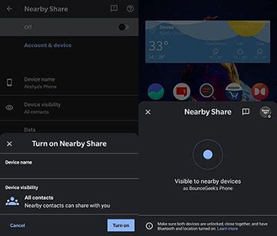 How to Activate Nearby Share on Android