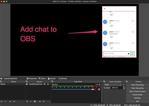 How to Add Chat on Stream in OBS