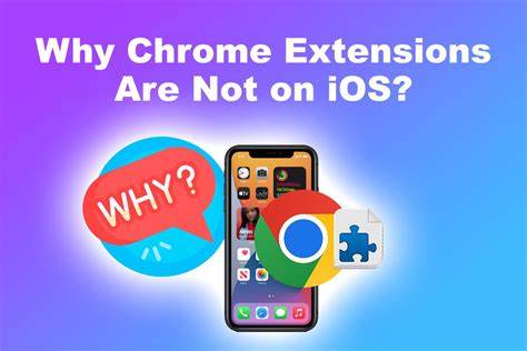 Why Chrome on iOS does not support desktop extensions