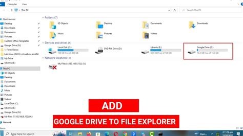 How to Add Google Drive to File Explorer