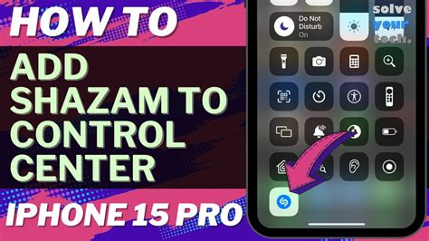 How to Add Shazam in Control Center