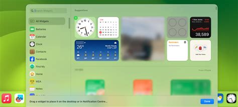 How to Add Widgets to Mac Desktop from Notification Center