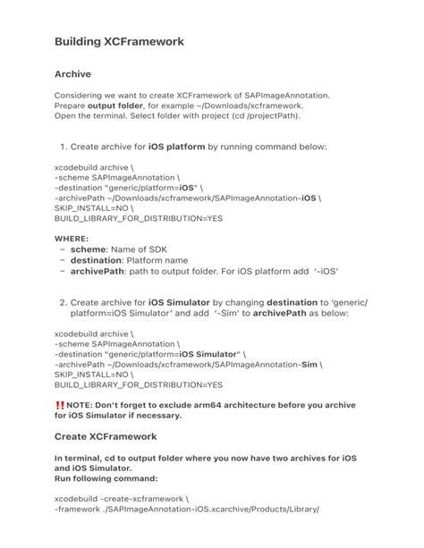 Add the XCFramework to your project