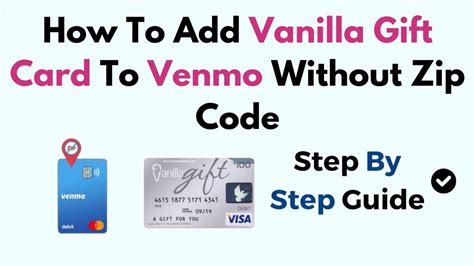How To Add A Gift Card To Venmo (Mastercard, Visa Zip Code)