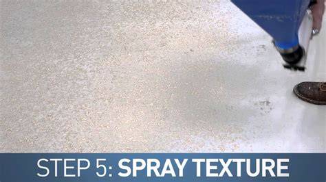 How to Apply Concrete Texture Spray
