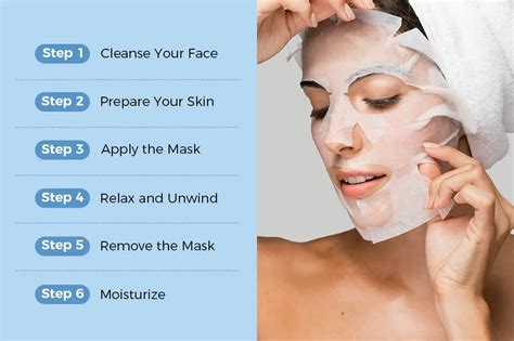 How to Apply Face Masks