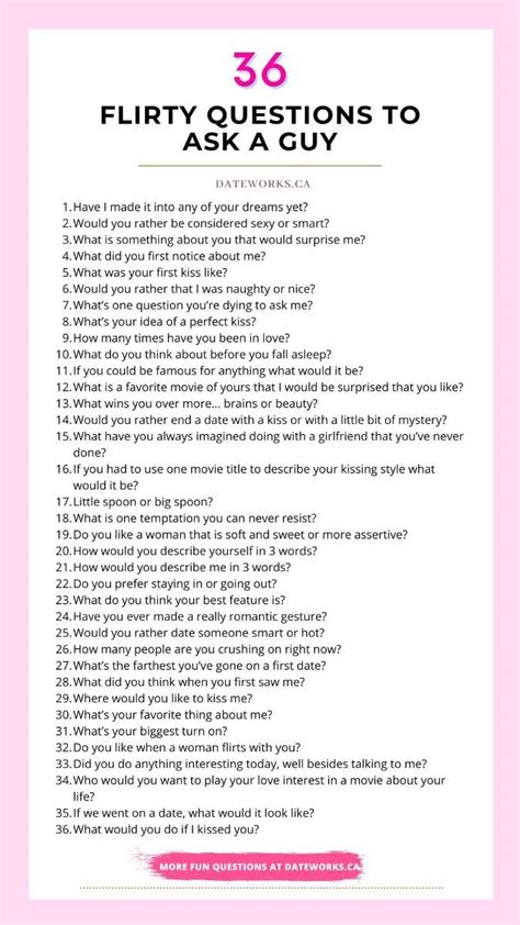 How to Ask Flirty Questions Effectively