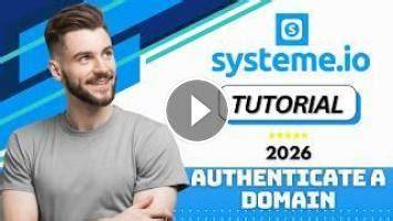 How to authenticate a domain in Systeme