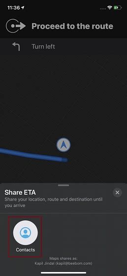 How to Automatically Share ETA in iOS 13 or iPadOS 13 Apple Maps