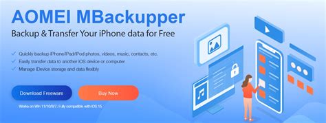 How to Backup Your iPhone or iPad Using AOMEI mBackupper