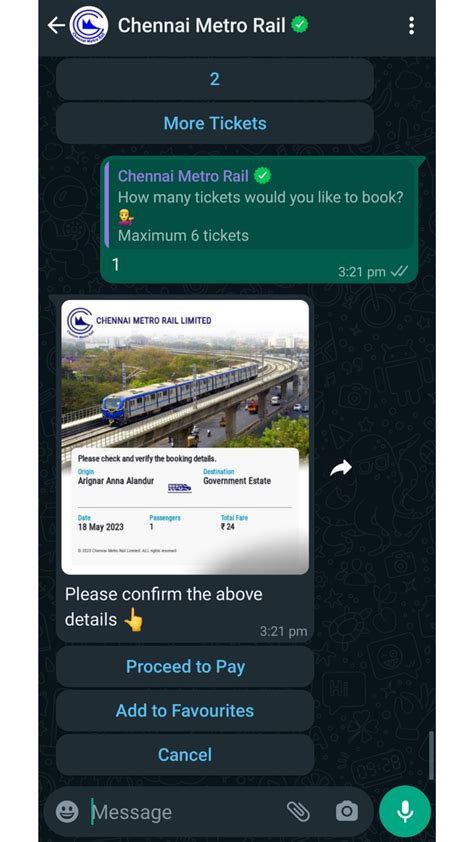 How to Book Metro Ticket On WhatsApp