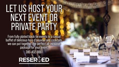 How to Book a Private Event