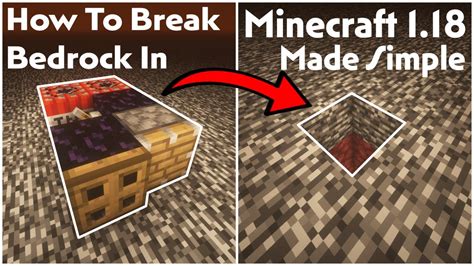 How to Break Bedrock in Minecraft