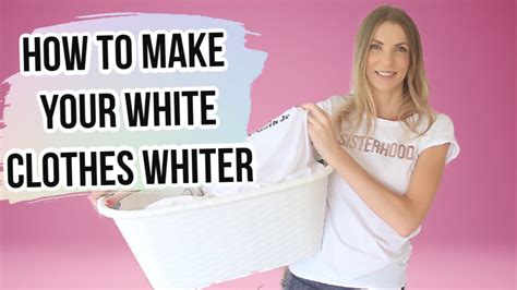 How to Brighten White Clothes